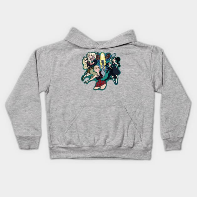 MPGIS EPIC BATTLE Kids Hoodie by EYESofCORAL